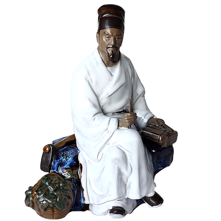 李时珍石湾瓷人物- 爱护健康- 保值堂